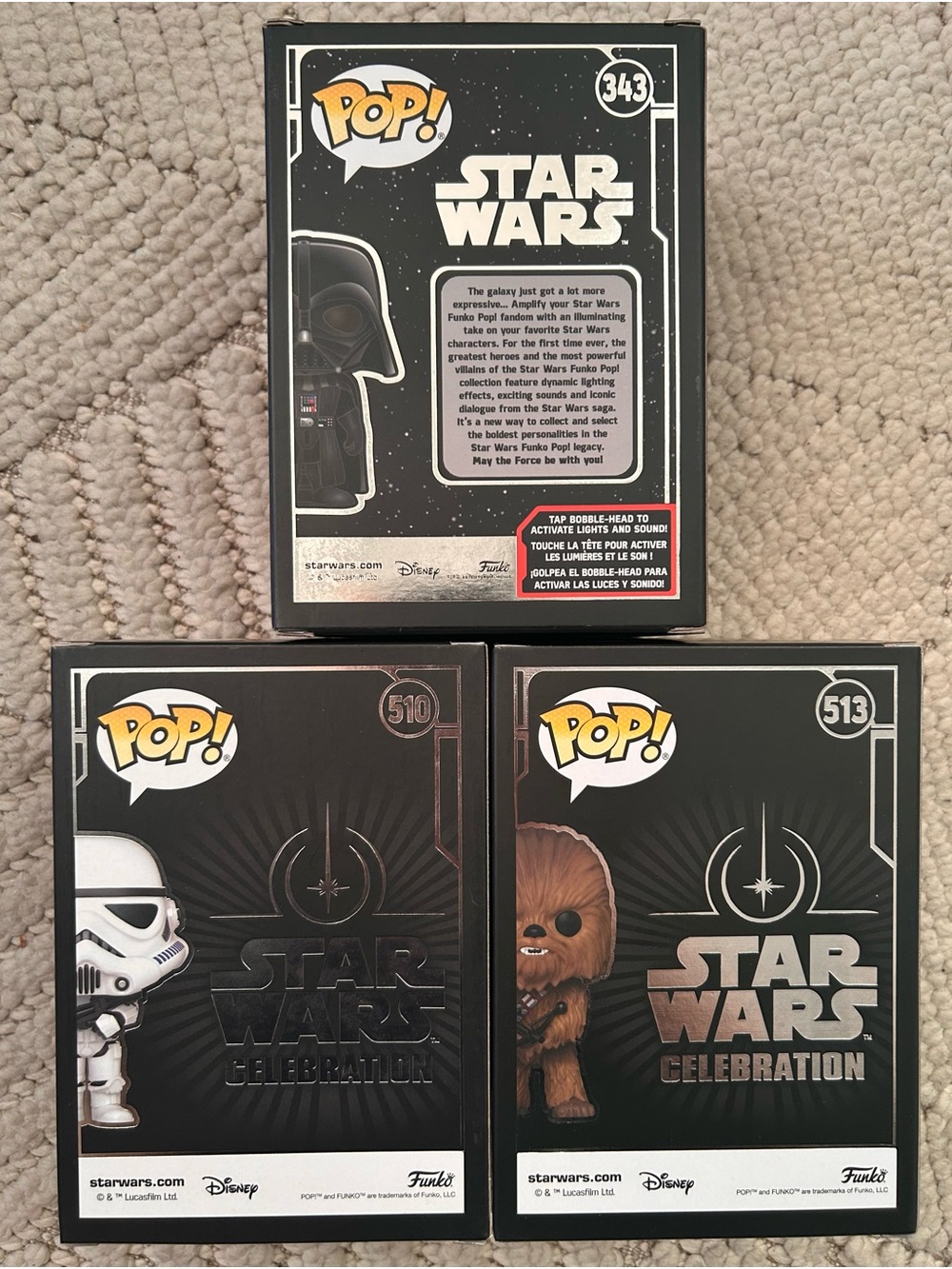 Funko! 3 set! Galactic Convention 2022 Exclusive - Picture 3 of 10